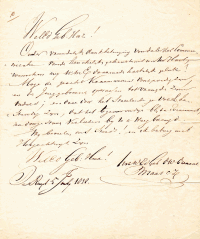 Brief van Pieter Maas Czn aan Just de la Paisieres (1838-07-05)